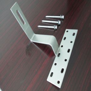 Калай покрив слънчев монтаж от неръждаема слънчева панел комплекти Роман керемида покрив кука