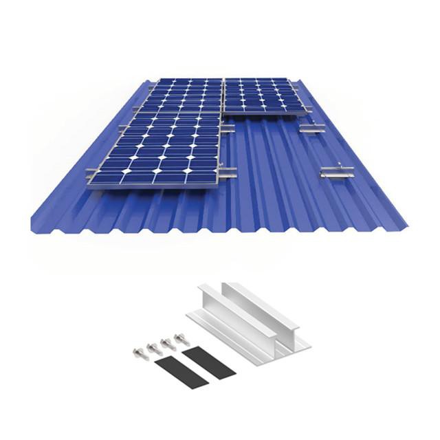 Metal Trapezoidal Roof Solar Panel Rails