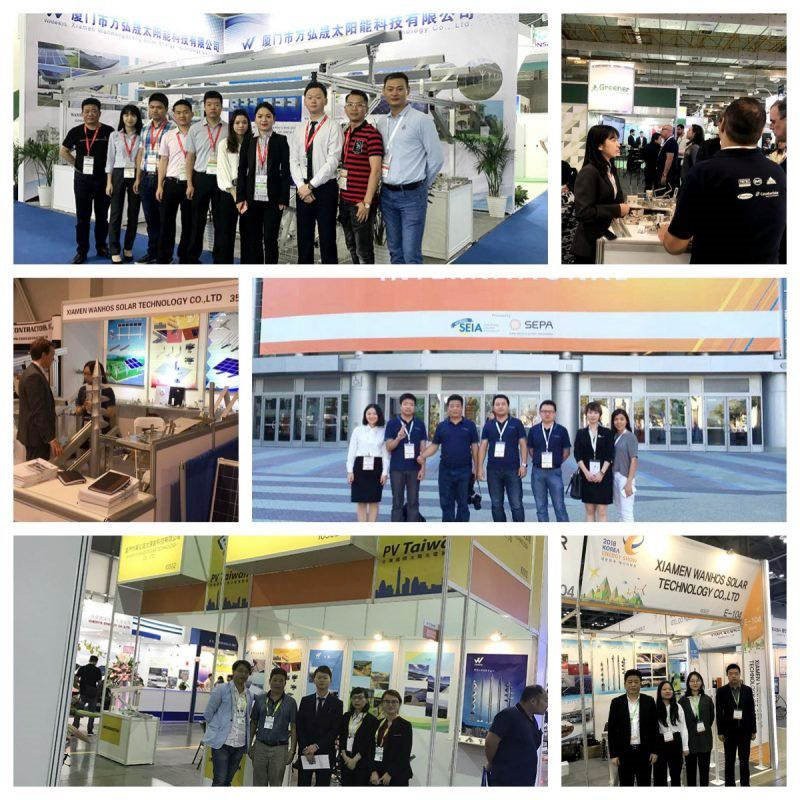 exhibition of solar ground mounting bracket