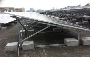 Слънчеви монтажни системи, плоски покривни системи, поцинковани стоманени соларни плочи