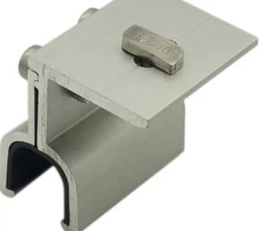 Затягаща скоба за заземяване за слънчев монтаж на покрив