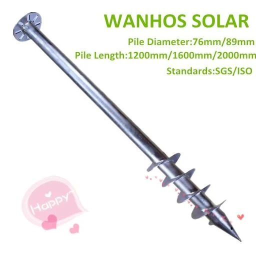 Galvanized Steel Earth Ground Screw Anchor