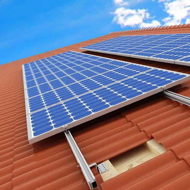 Solar Tile Roof Hook Installation
