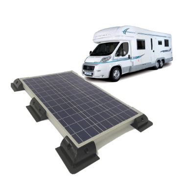 Solar Panel Caravan Rooftop Mounting Structure Project Reference