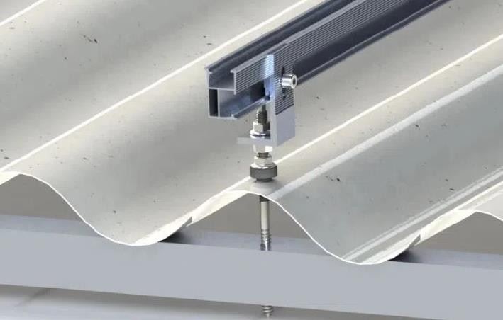 Metal Roof Solar Mounting Hanger Bolt Project Reference