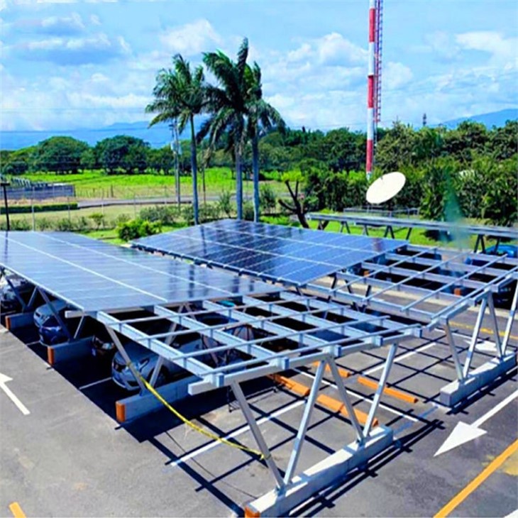 solar pv panel parking structure